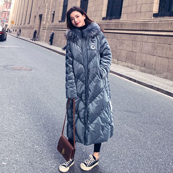 leather long winter and parka woman's jacket plus size clothes fashion loose temperament quilted coat y970 yb19, Black
leather long winter and parka woman's jacket plus size clothes fashion loose temperament quilted coat y970 yb19, Black