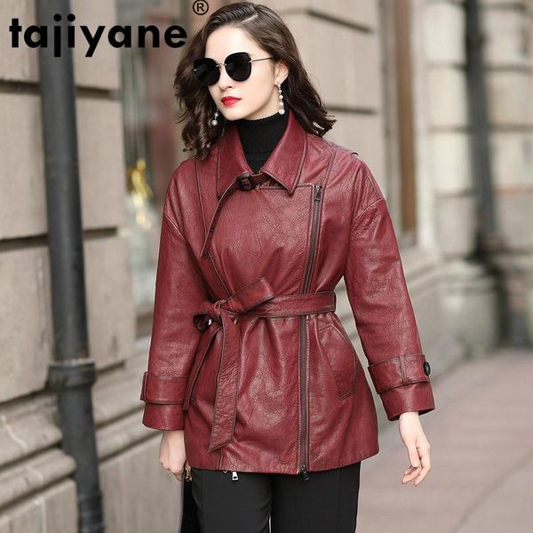 women's leather & faux tajiyane autumn winter jacket women genuine sheepskin coat female clothes mujeres abrigos zpb202127l wpy837, Black
women's leather & faux tajiyane autumn winter jacket women genuine sheepskin coat female clothes mujeres abrigos zpb202127l wpy837, Black