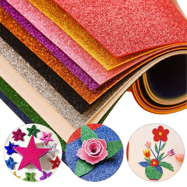 other arts and crafts a4 glitter sponge paper without adhesive pearly thick flash eva gold powder foam diy material 10pcs
other arts and crafts a4 glitter sponge paper without adhesive pearly thick flash eva gold powder foam diy material 10pcs