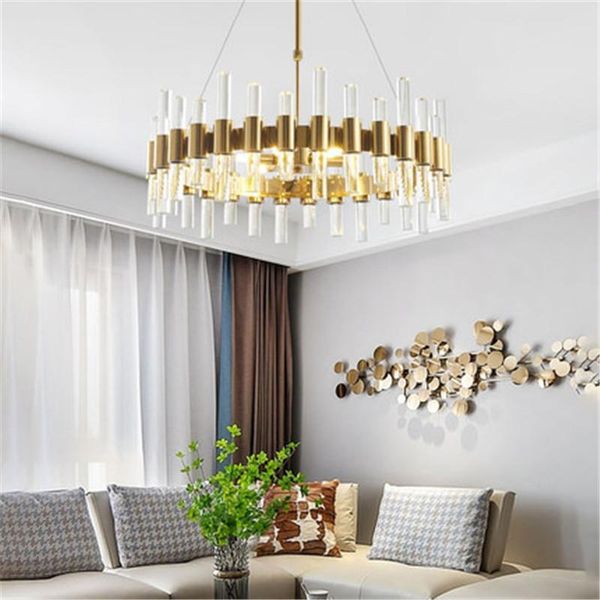 pendant lamps postmodern crystal glass rod chandelier ring simple creative personality model room living bedroom
pendant lamps postmodern crystal glass rod chandelier ring simple creative personality model room living bedroom