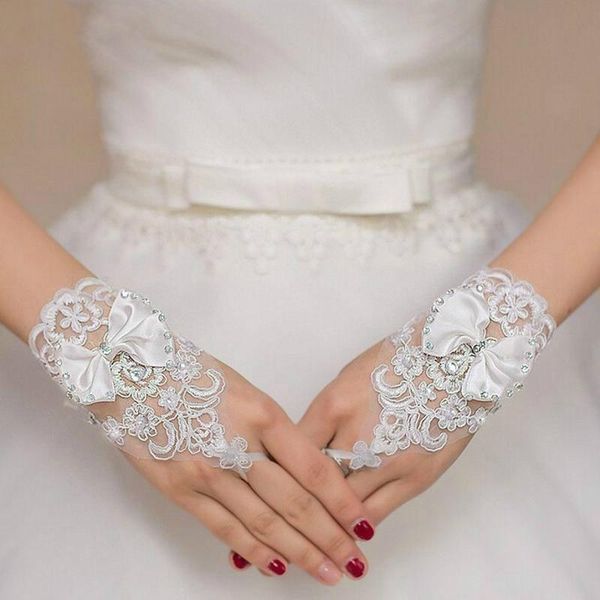bridal gloves white ivory short wedding for bride fingerless crystals beaded bowknot lace glove accessories
bridal gloves white ivory short wedding for bride fingerless crystals beaded bowknot lace glove accessories