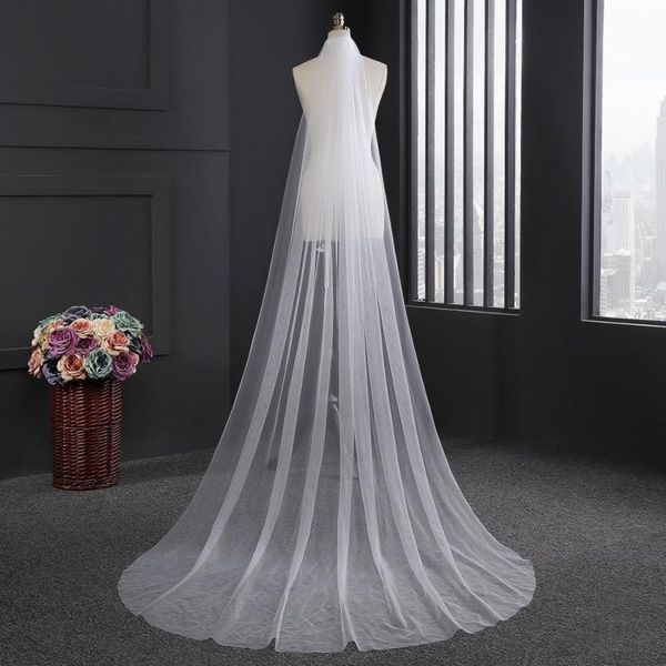 bridal veils voile mariage simple wedding accessory 1 tier veil white ivory custom made cut edge long with metal comb, Black
bridal veils voile mariage simple wedding accessory 1 tier veil white ivory custom made cut edge long with metal comb, Black