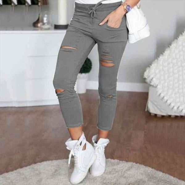 ripped leggings hole thin women pant stretch pencil worn washed clothing woven skinny elastic joggers, Black;white
ripped leggings hole thin women pant stretch pencil worn washed clothing woven skinny elastic joggers, Black;white