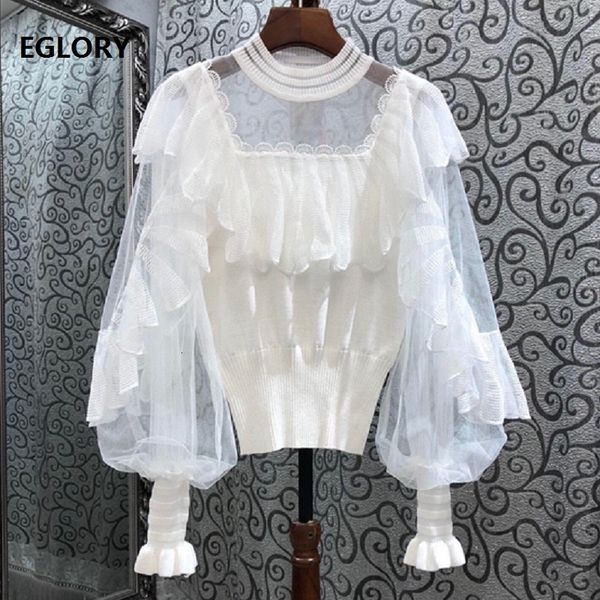 knits new spring autumn women sheer mesh knitting patchwork long sleeve white black basic female casual sweaters
knits new spring autumn women sheer mesh knitting patchwork long sleeve white black basic female casual sweaters