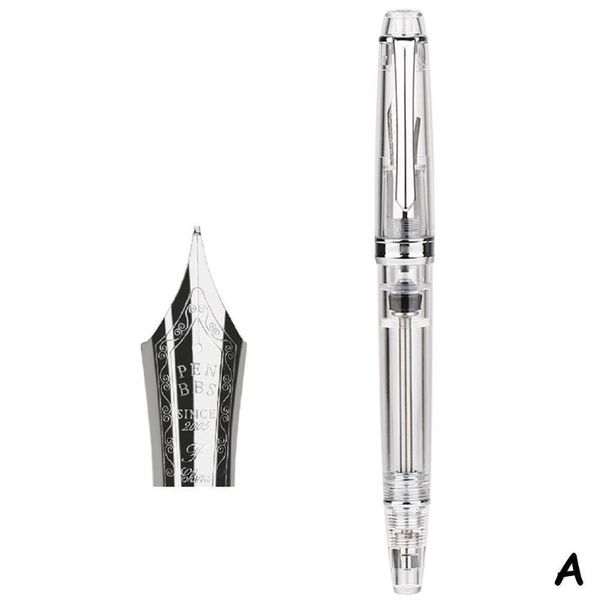 fountain pens bent calligraphy pen luxury resin piston demonstration stationery acrylic design transparent b6s7
fountain pens bent calligraphy pen luxury resin piston demonstration stationery acrylic design transparent b6s7