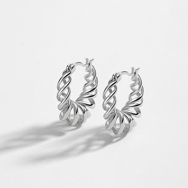 hoop & huggie morivovog 925 sterling silver twist thick earrings ladies spiral openwork exaggerate big earring fashion minimalist jewelry, Golden;silver
hoop & huggie morivovog 925 sterling silver twist thick earrings ladies spiral openwork exaggerate big earring fashion minimalist jewelry, Golden;silver
