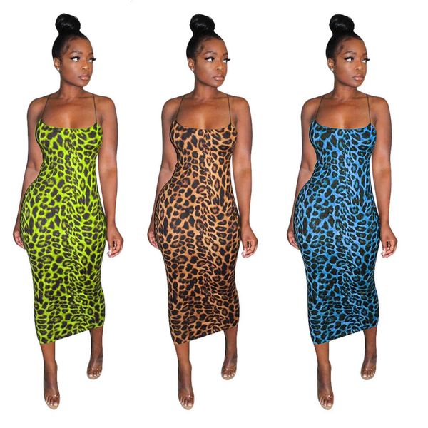 women leopard spaghetti strap dress slim fit backless dresses ladies pack hip clothing, Black;gray
women leopard spaghetti strap dress slim fit backless dresses ladies pack hip clothing, Black;gray