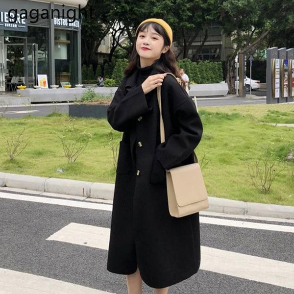 women's wool & blends gaganight women black woolen coat female 2021 autumn and winter all-match mid-length japanese college style jacke
women's wool & blends gaganight women black woolen coat female 2021 autumn and winter all-match mid-length japanese college style jacke