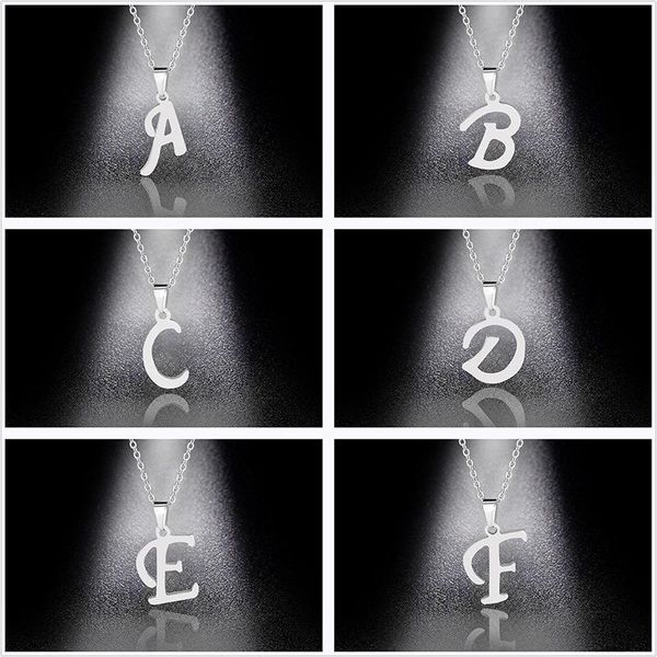 hip hop stainless steel necklace clavicle chain simple 26 english letter female memorial day gift jew chokers, Golden;silver
hip hop stainless steel necklace clavicle chain simple 26 english letter female memorial day gift jew chokers, Golden;silver