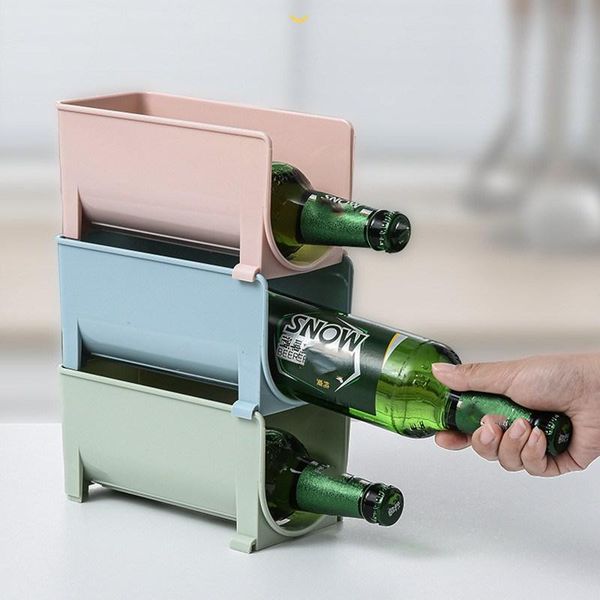tablewine racks 1/2/4pcs refrigerator organizer universal bottle holder rack stackable beverage champagne storage box
tablewine racks 1/2/4pcs refrigerator organizer universal bottle holder rack stackable beverage champagne storage box