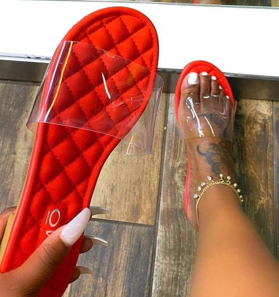 slippers women brand summer slides open toe flat casual slipper candy color transparent sandal female beach flip flops 115, Black
slippers women brand summer slides open toe flat casual slipper candy color transparent sandal female beach flip flops 115, Black