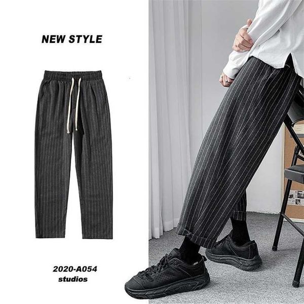privathinker korean men's striped harem pants streetwear man casual loose trousers japanese men black gray pants plus size 211201
privathinker korean men's striped harem pants streetwear man casual loose trousers japanese men black gray pants plus size 211201