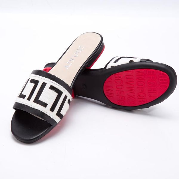 slippers aiyuqi genuine leather women 2021 summer flat slides mohair casual outdoor shoes, Black
slippers aiyuqi genuine leather women 2021 summer flat slides mohair casual outdoor shoes, Black