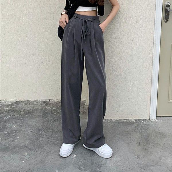 women's pants & capris women spring-summer wide-leg pant harajuku style high street solid trend loose oversized woman casual sweatpants, Black;white
women's pants & capris women spring-summer wide-leg pant harajuku style high street solid trend loose oversized woman casual sweatpants, Black;white