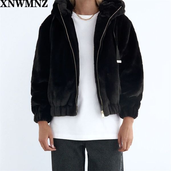 women fashion winter faux fur hooded jacket female high collar adjustable drawstring hood long sleeves pockets zip-up 210520, Black;brown
women fashion winter faux fur hooded jacket female high collar adjustable drawstring hood long sleeves pockets zip-up 210520, Black;brown
