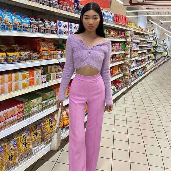 women's pants & capris solid simple waist straight 2021 woman leisure street elegant office lady elastic trousers mujer, Black;white
women's pants & capris solid simple waist straight 2021 woman leisure street elegant office lady elastic trousers mujer, Black;white