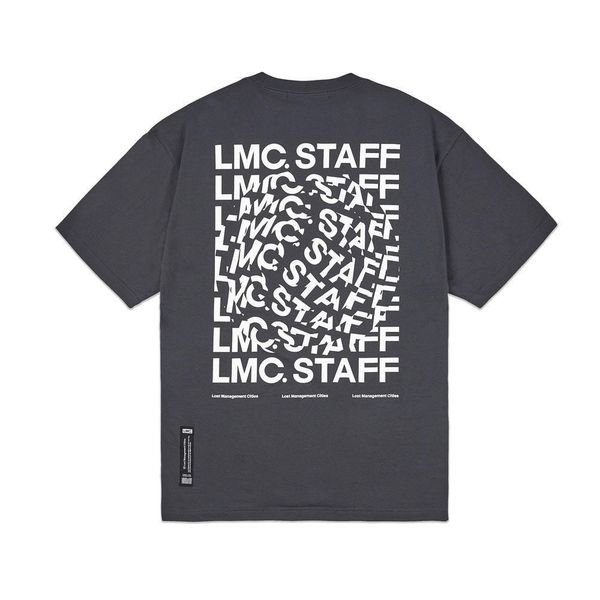 electric hip man lmc staff 20fw all employees swirl printing loose round neck short-sleeved t-shirt 2021, White;black
electric hip man lmc staff 20fw all employees swirl printing loose round neck short-sleeved t-shirt 2021, White;black