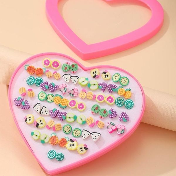 dangle & chandelier soft pottery fruit banana grape orange children's earring set 36 pairs of love gift box korean child jewelry cute e, Silver
dangle & chandelier soft pottery fruit banana grape orange children's earring set 36 pairs of love gift box korean child jewelry cute e, Silver