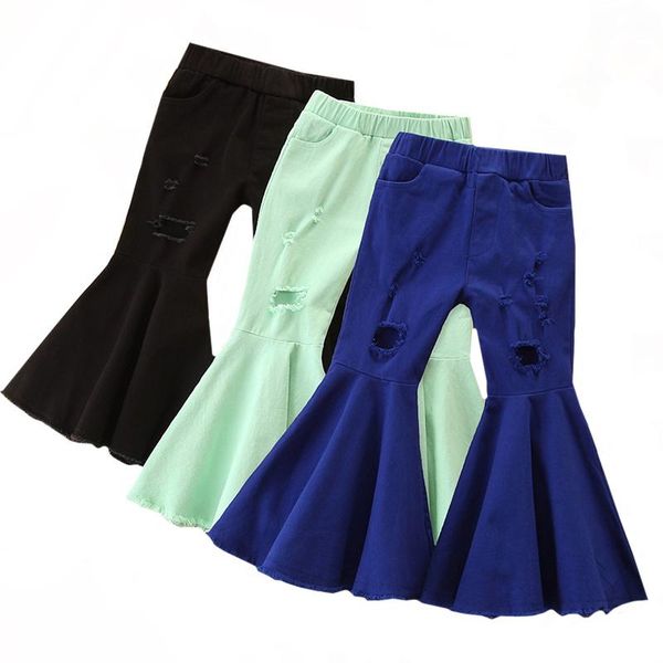 autumn baby girls solid color cowboy bell-bottomed pants kids casual flared trousers flare bottoms jeans, Blue
autumn baby girls solid color cowboy bell-bottomed pants kids casual flared trousers flare bottoms jeans, Blue
