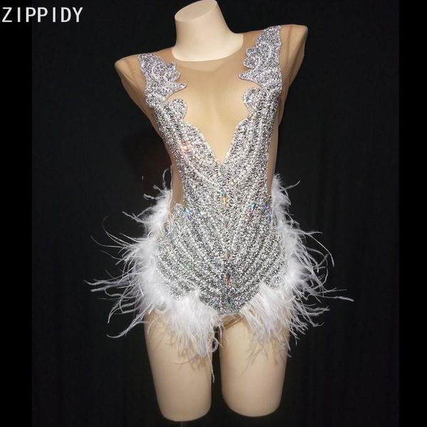 bright silver rhinestones feather mesh bodysuit birthday celebrate pearl costume female singer show evening stage wear, Black;red
bright silver rhinestones feather mesh bodysuit birthday celebrate pearl costume female singer show evening stage wear, Black;red