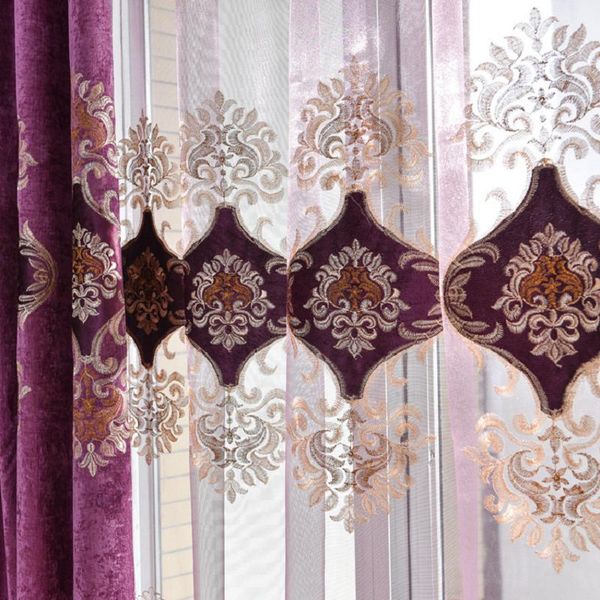 european luxury fashion modern embroidered curtains purple blackout for living room and bedroom curtain & drapes
european luxury fashion modern embroidered curtains purple blackout for living room and bedroom curtain & drapes