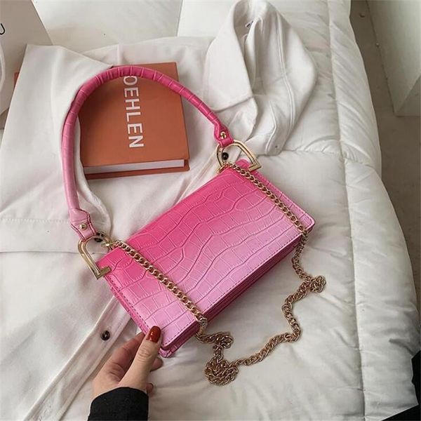 gradient color underarm bag female 2021 spring and summer fashion chain messenger single women shoulder cross body
gradient color underarm bag female 2021 spring and summer fashion chain messenger single women shoulder cross body