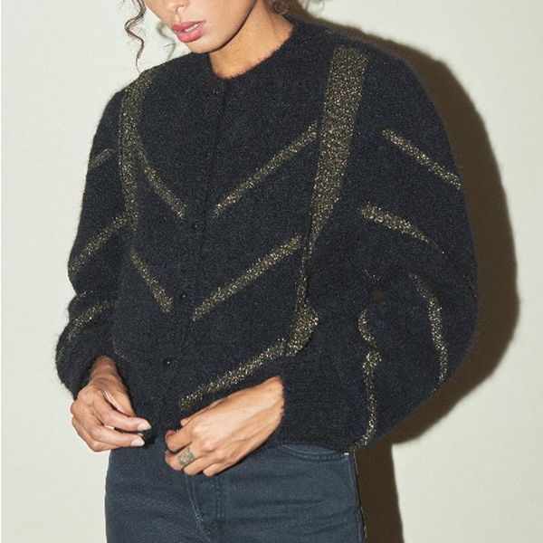 women's knits & tees fashion 2021 leisure elegant clothing outdoor glamorous button knitted cardigan retro v-neck soft puff sleeve, White
women's knits & tees fashion 2021 leisure elegant clothing outdoor glamorous button knitted cardigan retro v-neck soft puff sleeve, White