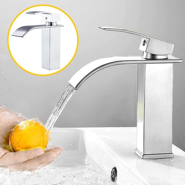 bathroom sink faucets exquisite one-piece handle tap four-way basin faucet wide mouth water-fall and cold bibcocks
bathroom sink faucets exquisite one-piece handle tap four-way basin faucet wide mouth water-fall and cold bibcocks