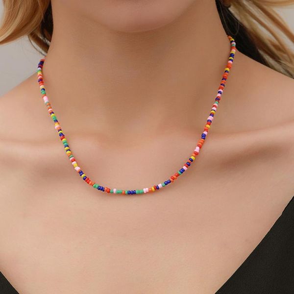 chains women pearl necklace colorful millet beads ladies beaded clavicle chain statement, Silver
chains women pearl necklace colorful millet beads ladies beaded clavicle chain statement, Silver
