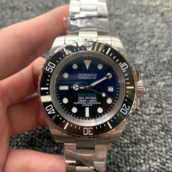 44mm men automatic mechanical watch men's sapphire glass luminous deep stainless steel sea miyota 8215 wristwatch wristwatches, Slivery;brown
44mm men automatic mechanical watch men's sapphire glass luminous deep stainless steel sea miyota 8215 wristwatch wristwatches, Slivery;brown
