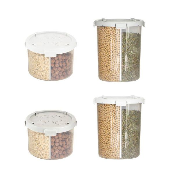 storage bottles & jars 4 grids plastic kitchen cereal dispenser grain box dry container 53cb
storage bottles & jars 4 grids plastic kitchen cereal dispenser grain box dry container 53cb