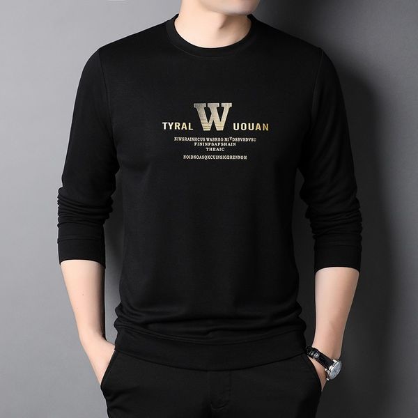 spring and autumn casual sweater long sleeve youth korean fashion letter round neck sports t-shirt men's wear, Black
spring and autumn casual sweater long sleeve youth korean fashion letter round neck sports t-shirt men's wear, Black