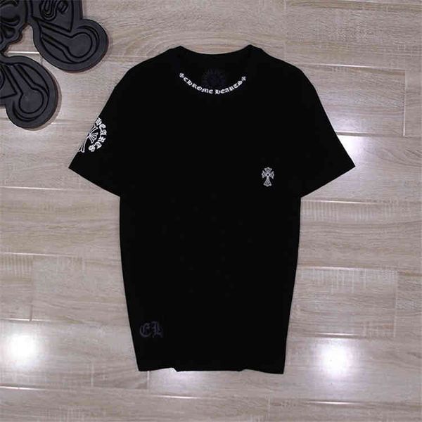 croosin chao brand 21ss summer new ch kro print sanskrit cross casual short sleeve t-shirt, White;black
croosin chao brand 21ss summer new ch kro print sanskrit cross casual short sleeve t-shirt, White;black