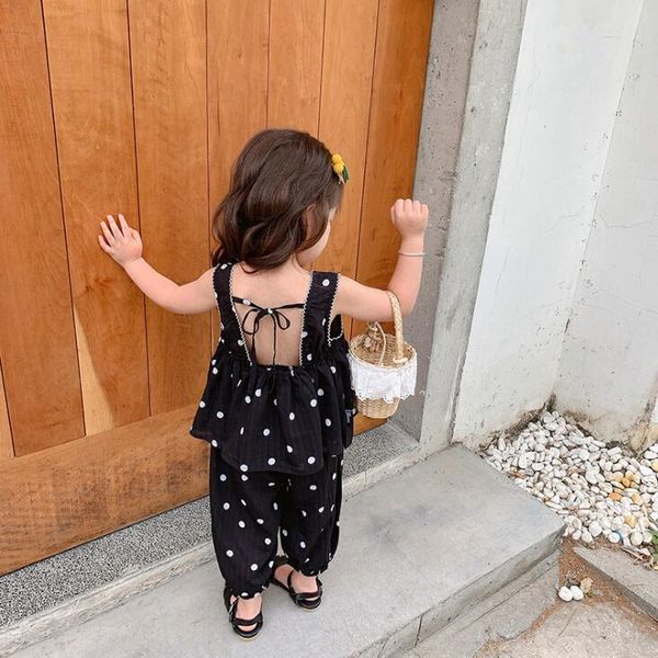 clothing sets 2021 korea style girls 2 pcs set dots vest +long pants summer cotton kids suit 1-7 years yu103, White
clothing sets 2021 korea style girls 2 pcs set dots vest +long pants summer cotton kids suit 1-7 years yu103, White
