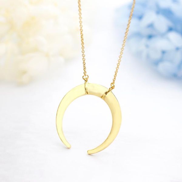 pendant necklaces gothic jewelry gold color crescent moon necklace islamic statement colgantes mujer moda, Silver
pendant necklaces gothic jewelry gold color crescent moon necklace islamic statement colgantes mujer moda, Silver
