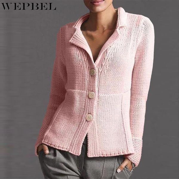 women's jackets wepbel solid slim fit sweater coat knit cardigan spring long sleeve single-breasted turn-down collar, Black;brown
women's jackets wepbel solid slim fit sweater coat knit cardigan spring long sleeve single-breasted turn-down collar, Black;brown