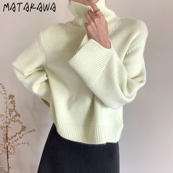 turtleneck loose casual sweaters korea chic autumn and winter women's jumper split long-sleeved sweater oversize 210506, White;black
turtleneck loose casual sweaters korea chic autumn and winter women's jumper split long-sleeved sweater oversize 210506, White;black