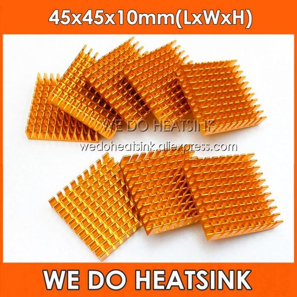 fans & coolings we do heatsink gold 45x45x10mm aluminum heat sink radiator cooler for amd, cpu, ic transistor, pcb
fans & coolings we do heatsink gold 45x45x10mm aluminum heat sink radiator cooler for amd, cpu, ic transistor, pcb