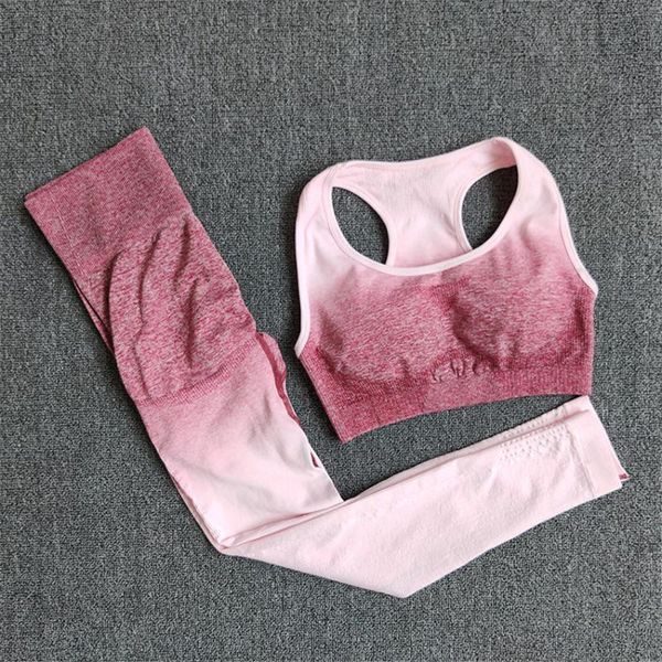 s-xl 2 piece ombre yoga set sports bra leggings women gym clothes seamless workout fitness sportswear suit outfit
s-xl 2 piece ombre yoga set sports bra leggings women gym clothes seamless workout fitness sportswear suit outfit