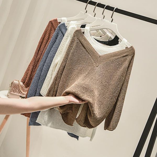 women's sweaters spring autumn casual fake two pieces women patchwork panelled sweater leaky shoulder v-neck knitted m523, White;black
women's sweaters spring autumn casual fake two pieces women patchwork panelled sweater leaky shoulder v-neck knitted m523, White;black