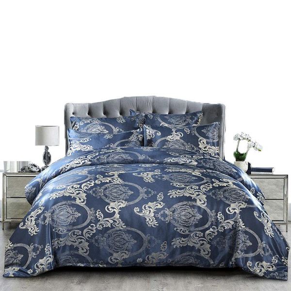 bedding sets luxury jacquard set king size 2/3 bed linen silk duvet cover pillowcases
bedding sets luxury jacquard set king size 2/3 bed linen silk duvet cover pillowcases