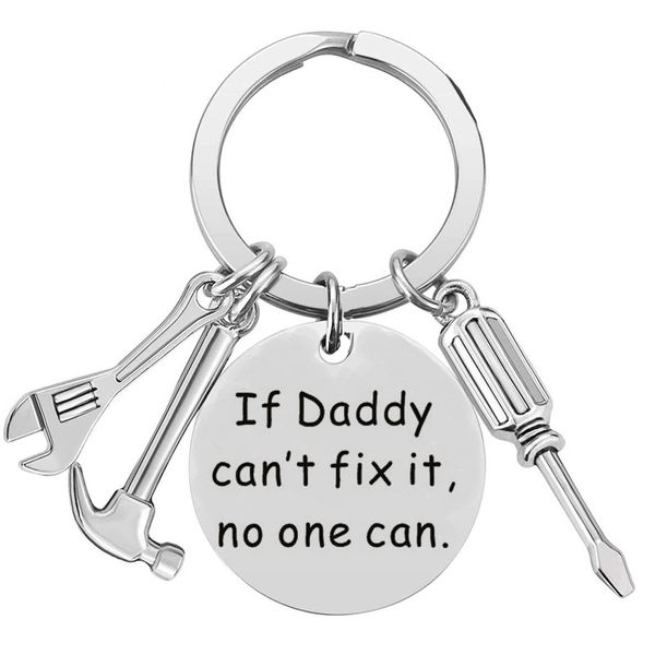 letters keychain fathers day gifts creative hammer screwdriver wrench keyring hanging pendant personalised gift for dad/grandpa, Silver
letters keychain fathers day gifts creative hammer screwdriver wrench keyring hanging pendant personalised gift for dad/grandpa, Silver