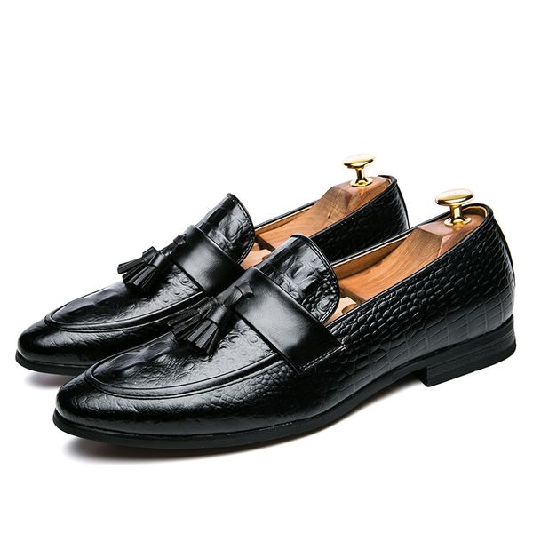 plus size luxury fashion mens tassel shoes leather italian formal snake skin dress office footwear 2021 new design, Black
plus size luxury fashion mens tassel shoes leather italian formal snake skin dress office footwear 2021 new design, Black