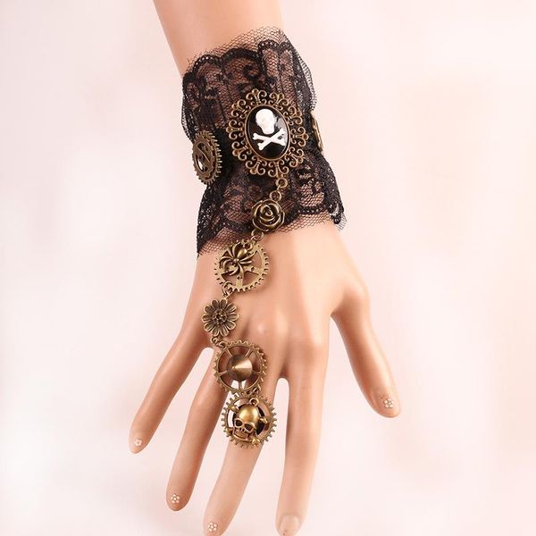 charm bracelets black lace bracelet finger hand chain harness women metal steampunk lady vintage jewelry halloween, Golden;silver
charm bracelets black lace bracelet finger hand chain harness women metal steampunk lady vintage jewelry halloween, Golden;silver