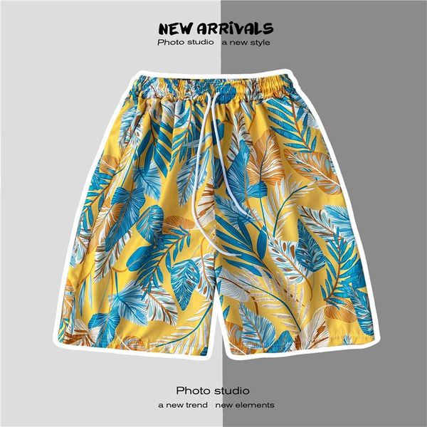 beach pants men's large size loose couples five point swimming trunks summer printed shorts women casual, White;black
beach pants men's large size loose couples five point swimming trunks summer printed shorts women casual, White;black