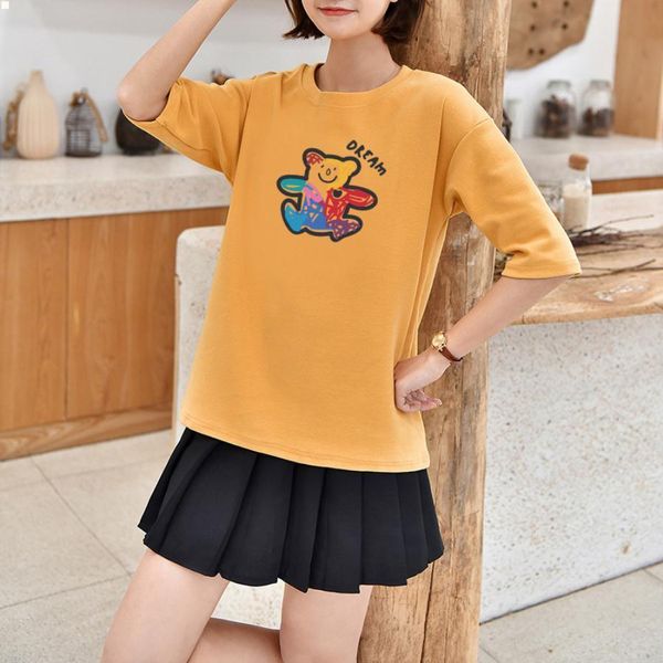 round collar designers t shirts male crop female dress tee women clothing tshirt cotton t-shirt summer clothes plus size camisas de hombre c, White
round collar designers t shirts male crop female dress tee women clothing tshirt cotton t-shirt summer clothes plus size camisas de hombre c, White