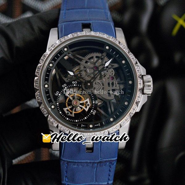 new excalibur 46mm rddbex0393 tourbillon automatic mens watch skeleton dial steel case diamond bezel blue leather strap sport watches hello_, Slivery;brown
new excalibur 46mm rddbex0393 tourbillon automatic mens watch skeleton dial steel case diamond bezel blue leather strap sport watches hello_, Slivery;brown