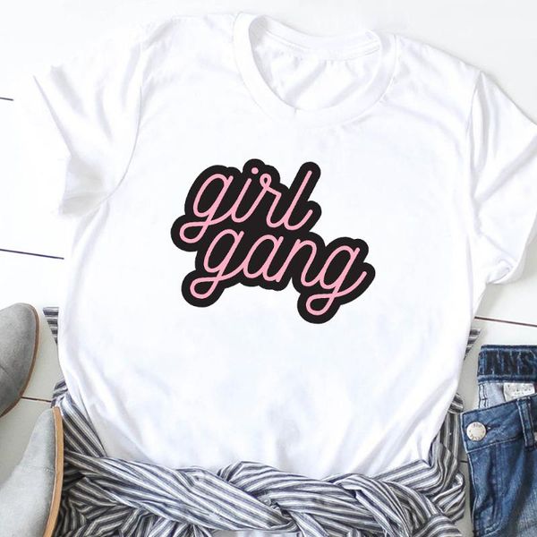women's t-shirt women girl power gang letter short sleeve female t shirt graphic print t-shirts feminist tees clothes tee, White
women's t-shirt women girl power gang letter short sleeve female t shirt graphic print t-shirts feminist tees clothes tee, White