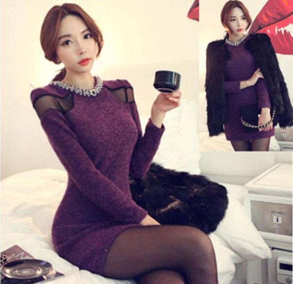 casual dresses in stock korean style women beading neck design long sleeves patchwork mesh mini dress female slim, Black;gray
casual dresses in stock korean style women beading neck design long sleeves patchwork mesh mini dress female slim, Black;gray