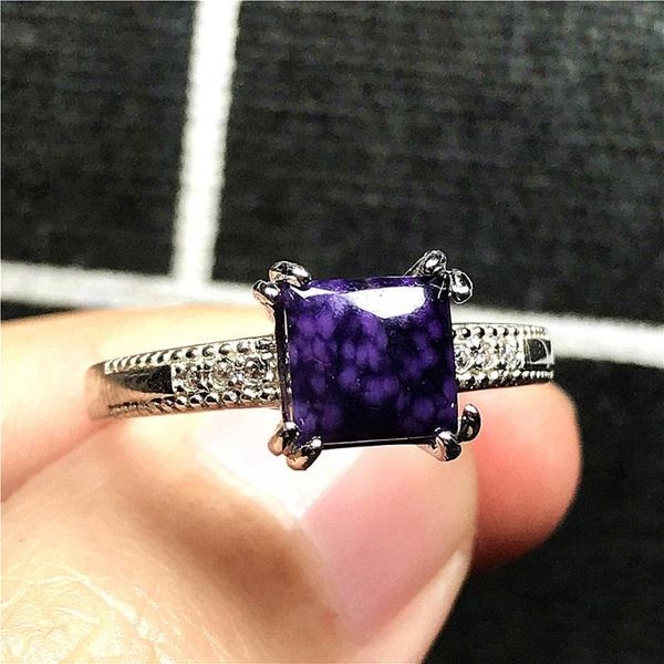cluster rings 9mm natural purple sugilite ring jewelry for woman lady man anticancer stone beads crystal adjustable 925 silver, Golden;silver
cluster rings 9mm natural purple sugilite ring jewelry for woman lady man anticancer stone beads crystal adjustable 925 silver, Golden;silver